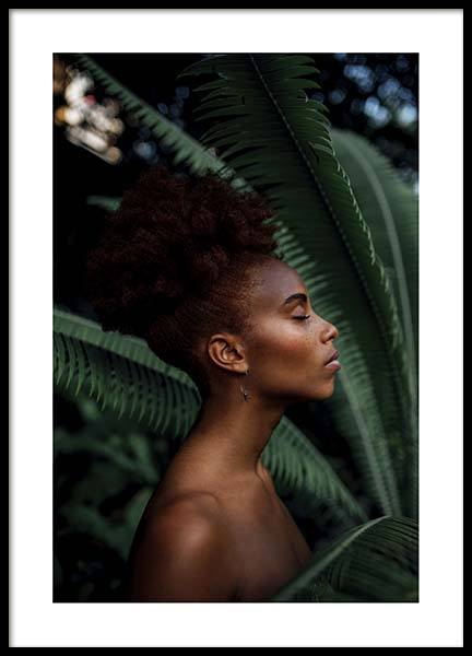 Tropical Woman Poster in der Gruppe Poster / Fotografien bei Desenio AB (10243)