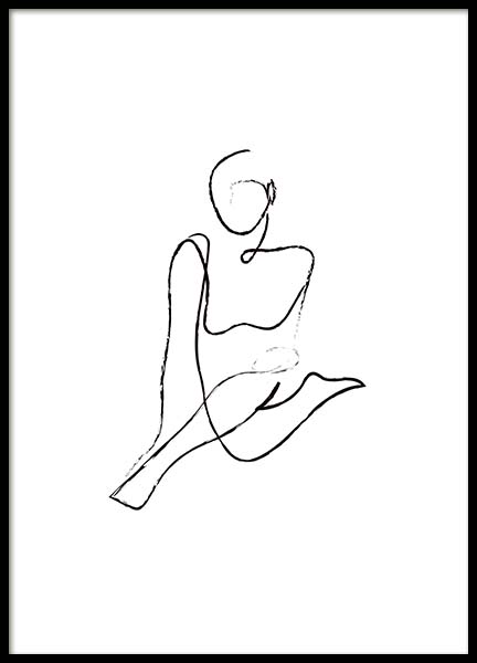 Abstract Nudes No2 Poster in der Gruppe Poster / Illustration bei Desenio AB (10319)