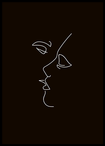 Close Black Poster in de groep Posters / Illustraties bij Desenio AB (10746)