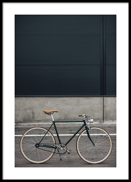 Green Retro Bike Affiche dans le groupe Affiches / Photographie chez Desenio AB (10804)