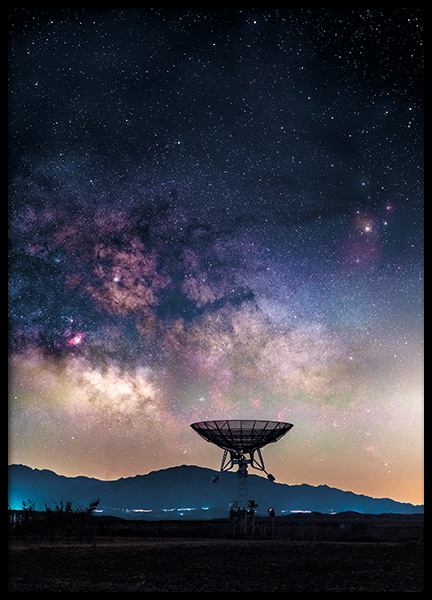 Radio Telescope Poster in de groep Posters / Natuurmotieven bij Desenio AB (11168)