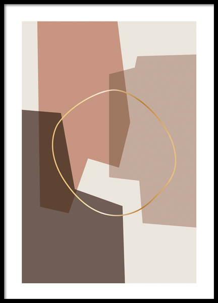 Abstract Composition Poster in der Gruppe Poster / Kunstdrucke bei Desenio AB (12516)