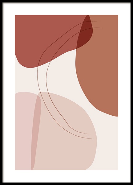 Graphic Shapes and Lines No2 Affiche dans le groupe Affiches / Art chez Desenio AB (13035)