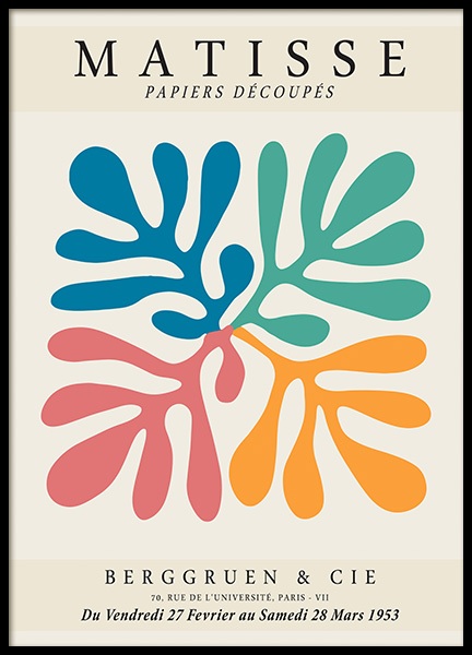 Matisse Papiers Poster in der Gruppe Poster / Grafische Kunst bei Desenio AB (14497)
