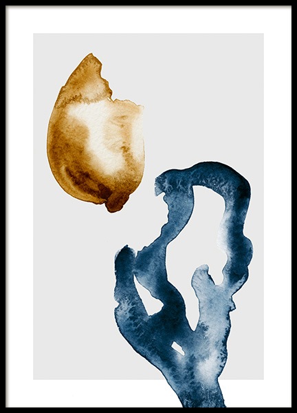 Abstract Floral No1 Affiche dans le groupe Affiches / Art / Aquarelle chez Desenio AB (14545)