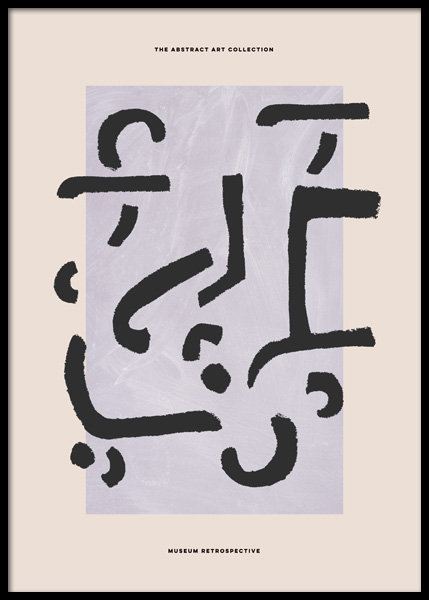 Lilac Abstract Affiche dans le groupe Affiches / Art chez Desenio AB (14767)