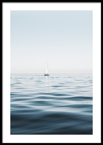Sails On The Surface Poster in de groep Posters / Natuurmotieven / Zeeën & oceanen bij Desenio AB (14825)