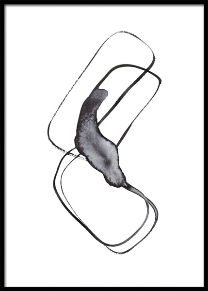 Dark Wave No2 Poster in der Gruppe Poster / Kunstdrucke / Abstrakte Kunst bei Desenio AB (14914)