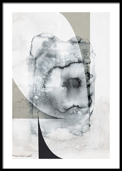 Ink Splash Abstract No1 Affiche dans le groupe Affiches / Art / Art abstrait chez Desenio AB (14919)