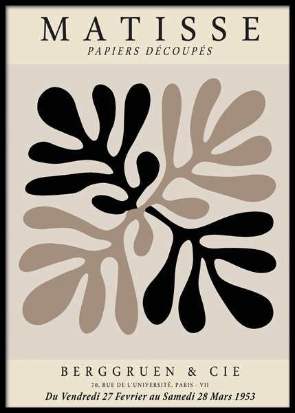 Matisse Inspired Pattern Affiche dans le groupe Affiches / Art chez Desenio AB (14924)