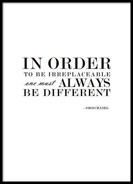 Be Different Poster