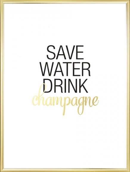 Posters met tekst en goud online