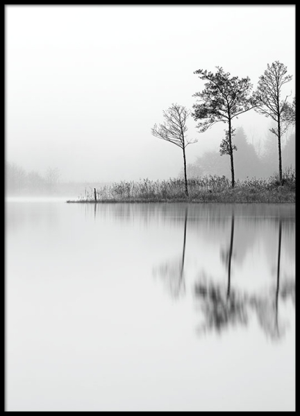 Lake, Affiche dans le groupe Affiches / Noir et blanc chez Desenio AB (8116)