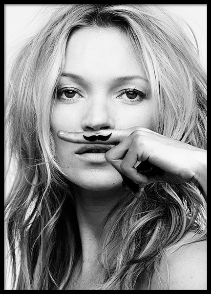 Kate Moss, Life Is A Joke, Poster in de groep Posters / Fashion bij Desenio AB (8422)