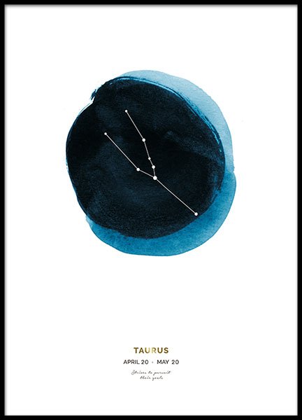 Taurus Poster in de groep Posters / Kinderposters bij Desenio AB (8646)