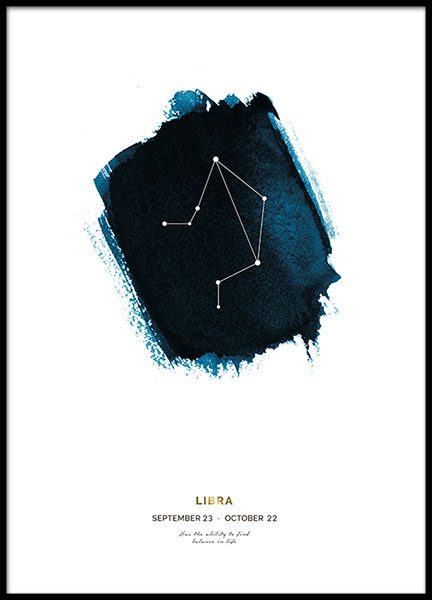 Libra Poster in der Gruppe Poster / Kinder bei Desenio AB (8651)