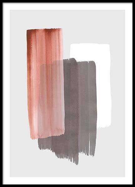 Color Strokes No3 Poster in de groep Posters / Kunst bij Desenio AB (8952)