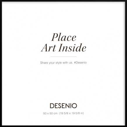 Metallrahmen schwarz, 50x50