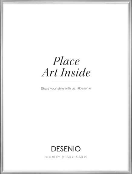 Wissellijst zilver, 30x40