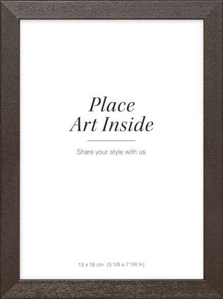 Fotolijst van donker hout, 13x18