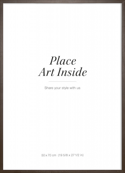 Fotolijst van donker hout, 50x70