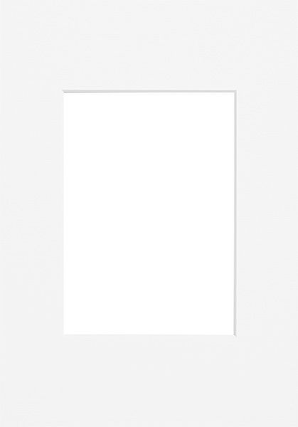 Passe-partout witte, 21x30