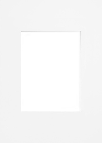 Passe-partout blanc 50x70