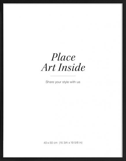 Wissellijst zwart, 40x50