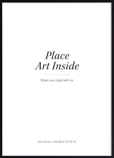 Bilderrahmen Schwarz, 50x70