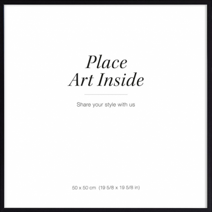 Wissellijst zwart, 50x50