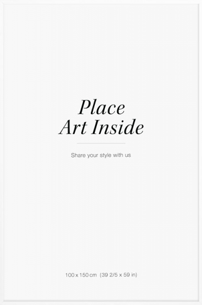 Wissellijst wit, 100x150