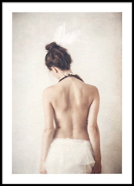 Poster Feathers avec photo signée Tove Frank