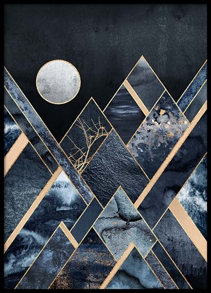 Stormy Mountains Poster in der Gruppe Poster / Kunstdrucke bei Desenio AB (pre0020)