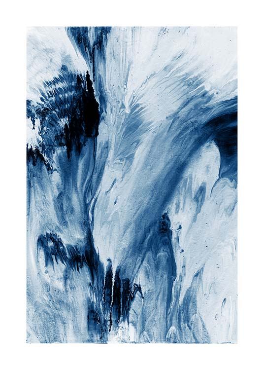 Abstract Blue Poster / Kunstdrucke bei Desenio AB (10273)