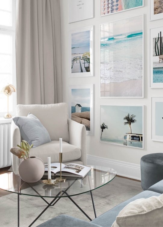 Dreamy Pastel Beach No1 Poster / Tropisch bei Desenio AB (10630)