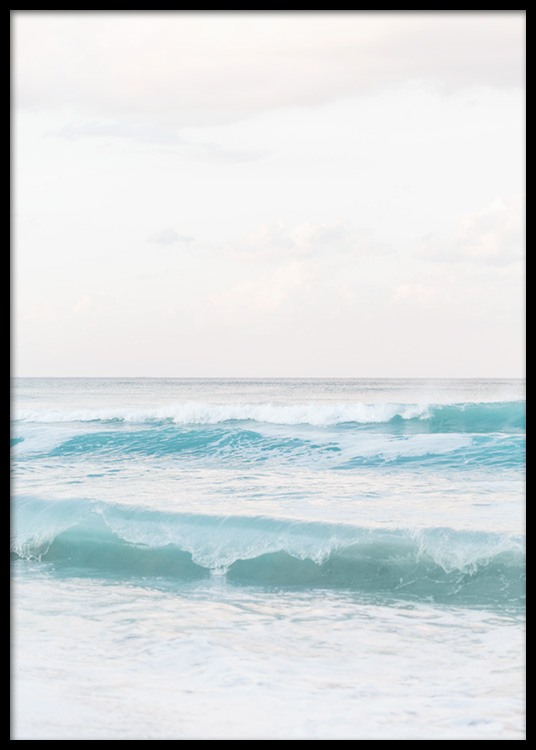 Dreamy Pastel Beach No2 Affiche / Tropical chez Desenio AB (10631)