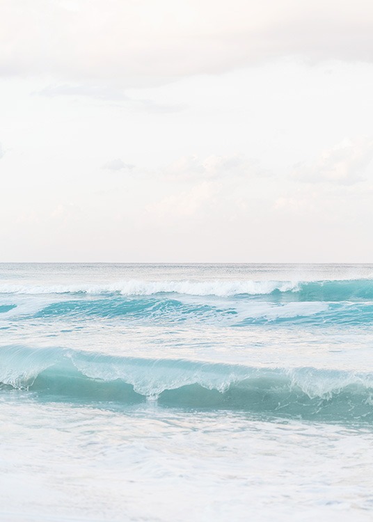 Dreamy Pastel Beach No2 Affiche / Tropical chez Desenio AB (10631)