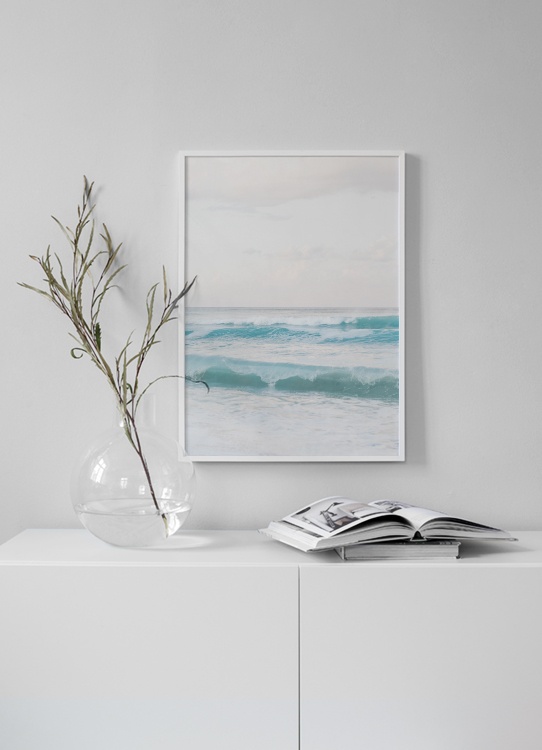 Dreamy Pastel Beach No2 Affiche / Tropical chez Desenio AB (10631)