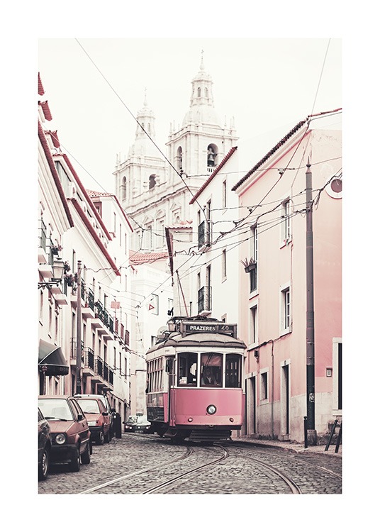 Pink Tram Affiche