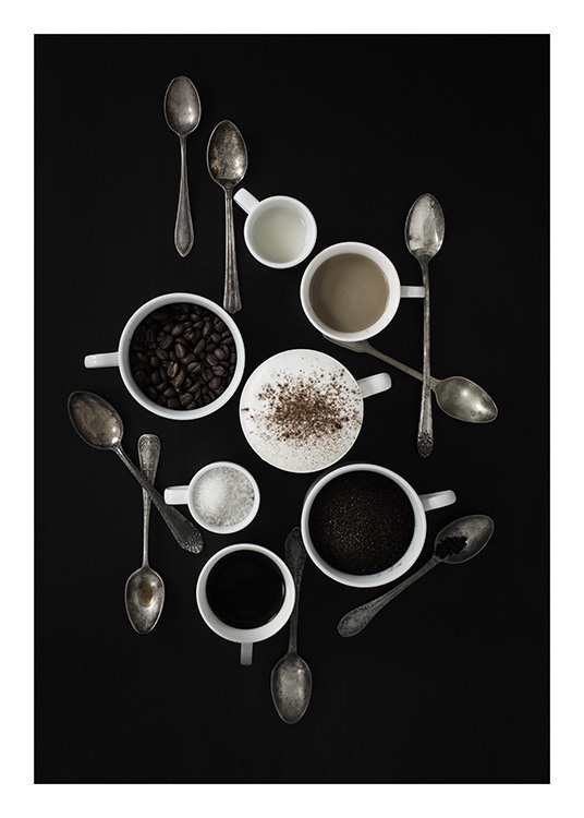 Coffee Still Life Affiche