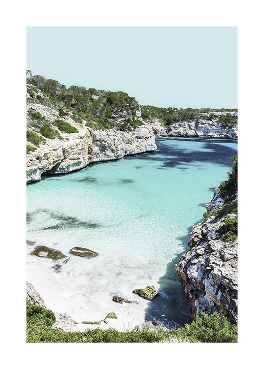 Mallorca Bay Poster / Tropisch bij Desenio AB (10895)