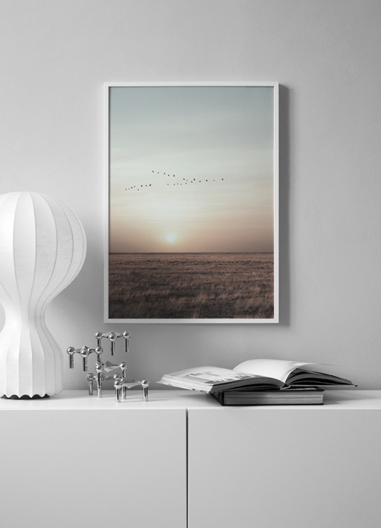 Field Sunset Poster / Natuurmotieven bij Desenio AB (10922)
