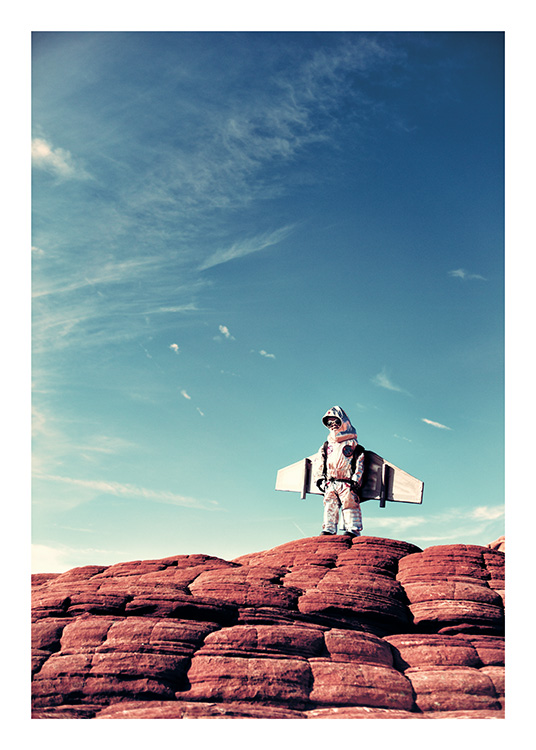 Little Astronaut Affiche