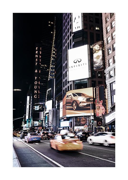 Times Square by Night Poster / Fotografien bei Desenio AB (11322)