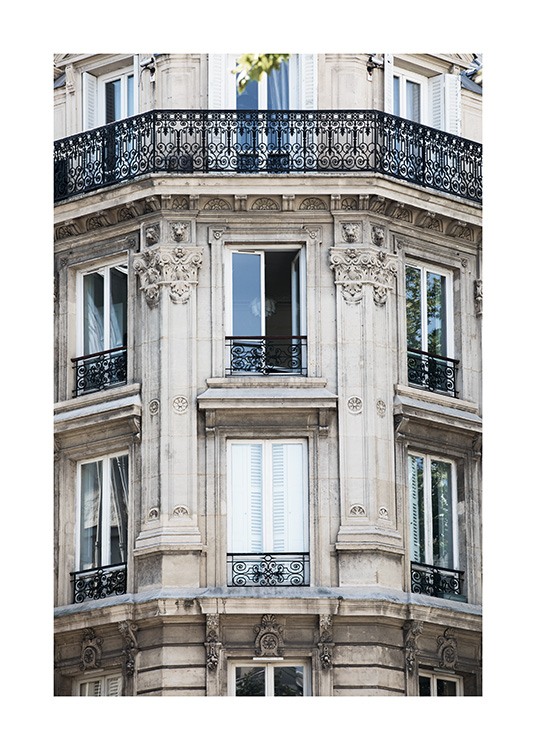 Paris Facade Poster / Fotografien bei Desenio AB (11352)