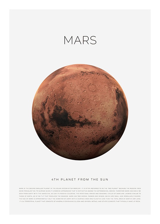 Planet Mars Affiche