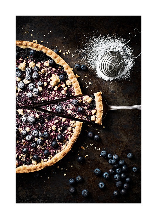 Blueberry Pie Poster / Küchenposter bei Desenio AB (11517)