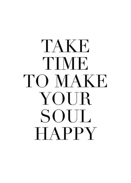 Make Your Soul Happy Affiche