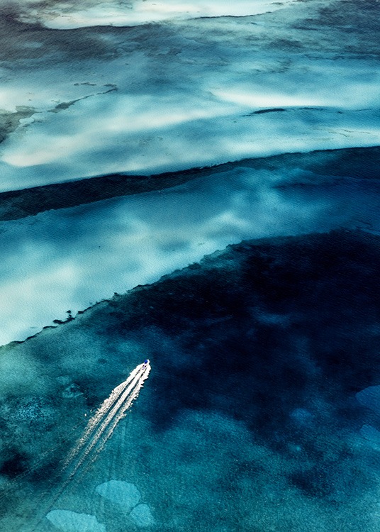 Aerial Ocean Affiche / Tropical chez Desenio AB (12070)