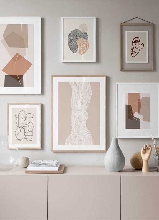 White Flow Poster / Kunstdrucke bei Desenio AB (12509)